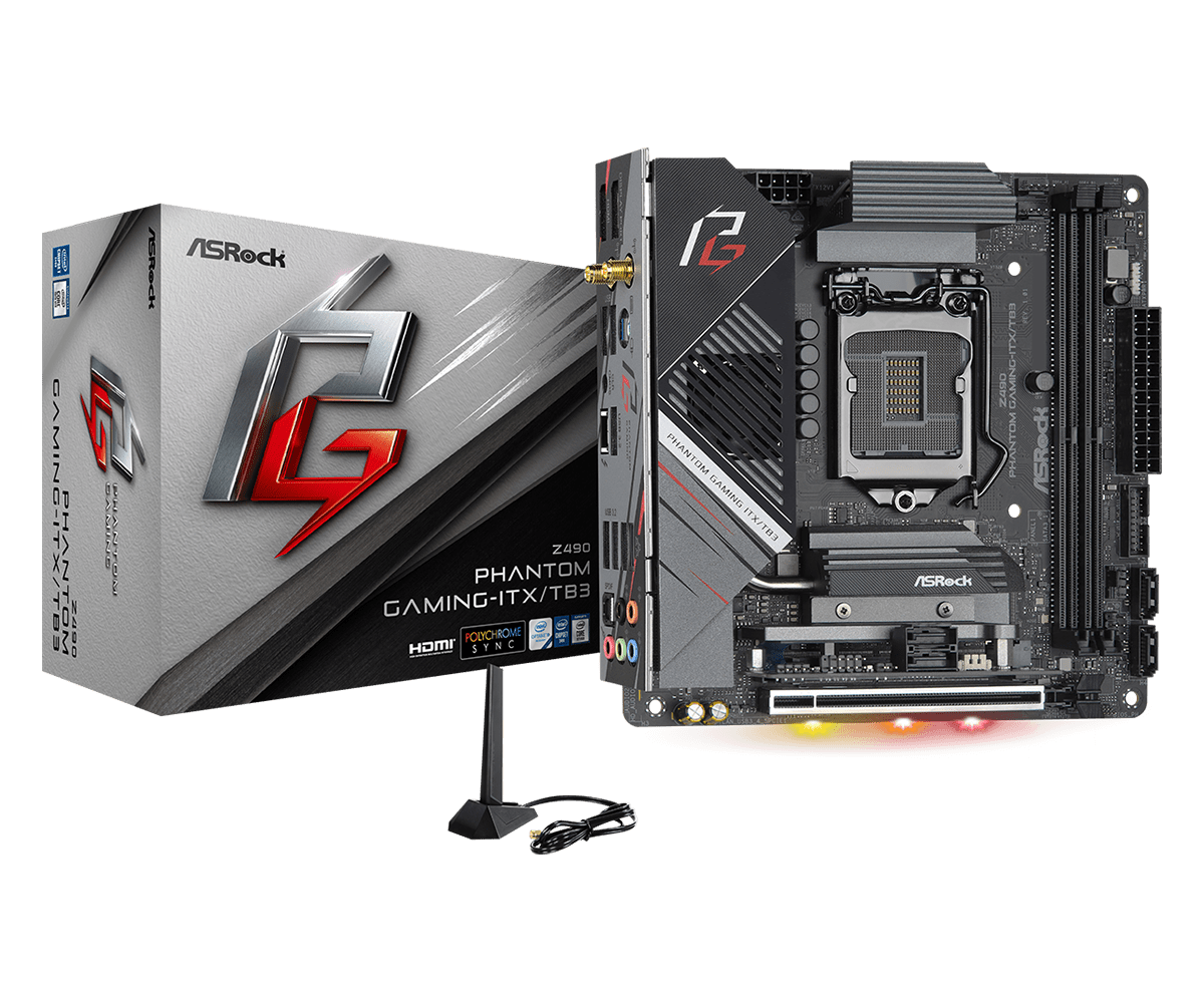 Asrock Z490 Phantom Gaming-ITX/TB3 - Motherboard Specifications On